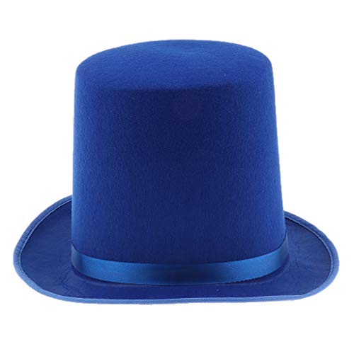 B Baosity Zylinder Hut Erwachsene Zylinderhut Partyhut für Party Halloween Fasching Karneval - Blau B Baosity Zylinder Hut Erwachsene Zylinderhut Partyhut für Party Halloween Fasching Karneval - Blau von B Baosity