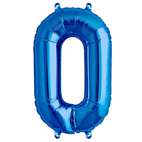 ballonfritz® Ballon Zahl 0 in Blau - XXL 40"/102cm - Folienballons für Luft oder Helium als Geburtstag, Jubiläum, Hochzeit oder Abschluss Geschenk, Party Dekoration oder Überraschung ballonfritz® Ballon Zahl 0 in Blau - XXL 40"/102cm - Folienballons für Luft oder Helium als Geburtstag, Jubiläum, Hochzeit oder Abschluss Geschenk, Party Dekoration oder Überraschung von ballonfritz
