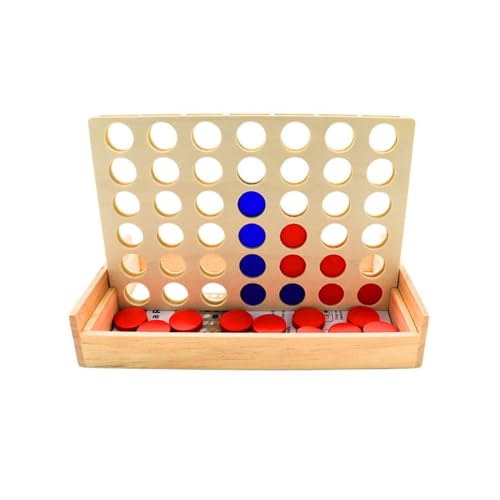 B&G International 4-teiliges Online-Spiel aus Holz für Kinder und Erwachsene, ab 6 Jahren, strategisches Gesellschaftsspiel, spielerisch und lehrreich, leicht zu transportieren von B&G International