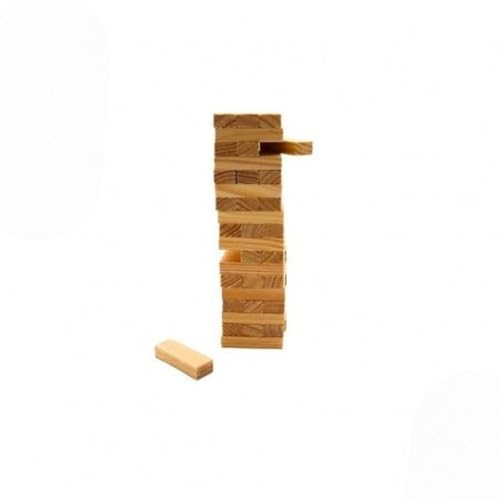 Spiel des Höllenturms aus Holz, Reiseformat, 12 cm, Geschicklichkeitsspiel zum Stapeln, 36 Blöcke – ab 3 Jahren Spiel des Höllenturms aus Holz, Reiseformat, 12 cm, Geschicklichkeitsspiel zum Stapeln, 36 Blöcke – ab 3 Jahren von B&G International