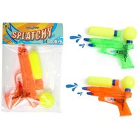 Wasserpistole Splatchy Doppelschuss orange grün 17cm 2fach sortiert Wasserpistole Splatchy Doppelschuss orange grün 17cm 2fach sortiert von B&G International