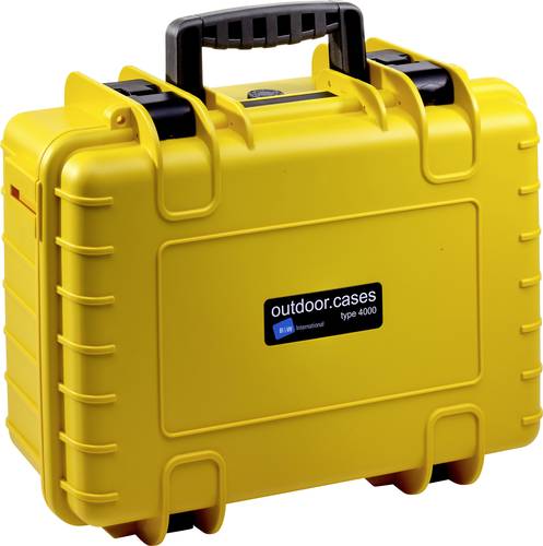 B & W International Outdoor Koffer outdoor.cases Typ 4000 16.6l (B x H x T) 420 x 325 x 180mm Gelb 4 von B & W International