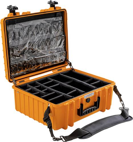 B & W International Outdoor Koffer outdoor.cases Typ 6000 32.6l (B x H x T) 510 x 215 x 419mm Orange von B & W International