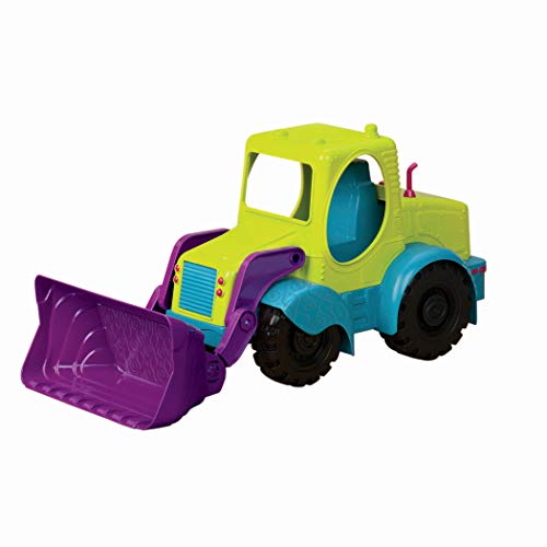 B. toys Großer Bagger 32 cm – Spielzeug für Sandkasten, Strand, Spielplatz und mehr – LKW Sandspielzeug für Kinder ab 18 Monaten von B. toys