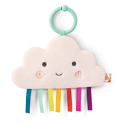 B. Toys BX2019Z B.Toys Crinkly Cloud-Knisterwolke für Neugeborene zum Fühlen und Hören, mit Clip zum Befestigen, bunt-45556, Mehrfarbig von B. Toys