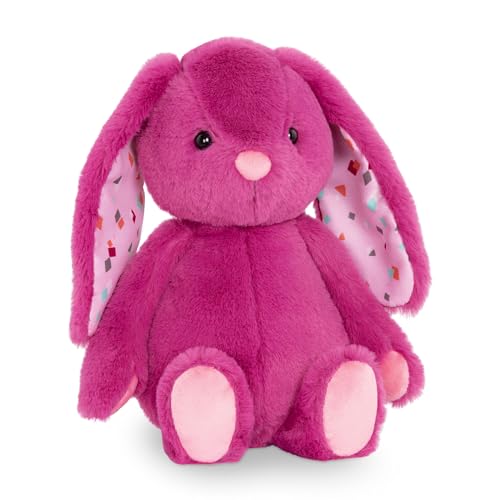 B. toys Kuscheltier Hase – Superweich mit langen Ohren – Plüschtier pink, Baby und Kinder Spielzeug für Mädchen und Jungen ab 0 Monate von B. toys