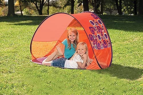 B. Toys BX1406GTZ Pop-up Tent, Vorschul- Spielwelten, Mehrfarbig von Battat