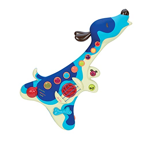B. toys Woofer Kindergitarre – Spielzeug E Gitarre, Instrument mit Liedern, Akustikgitarre und Hundebellen – Spielzeug für Kinder ab 2 Jahre von B.