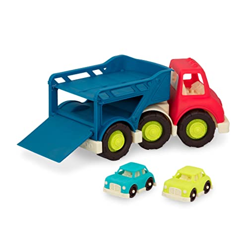 B. Toys by Battat 44889 B. Happy Cruisers Autotransporter, Mehrfarbig von B. Toys by Battat