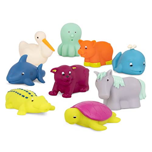 B. toys 45522 B. Squish & Splash Wasserspielzeug-Tiere Set 2, Mehrfarbig von B. toys