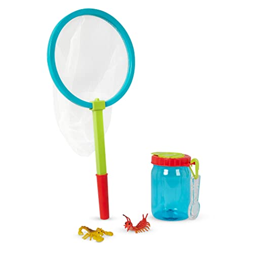 B. toys BX2272C6Z Catcher's B. – Bug Insect Catching Set – Net, Jar, Magnifier – Outdoor Toys for Kids – 4 Years + – Mini Catcher’s Kit, Multi von B. toys