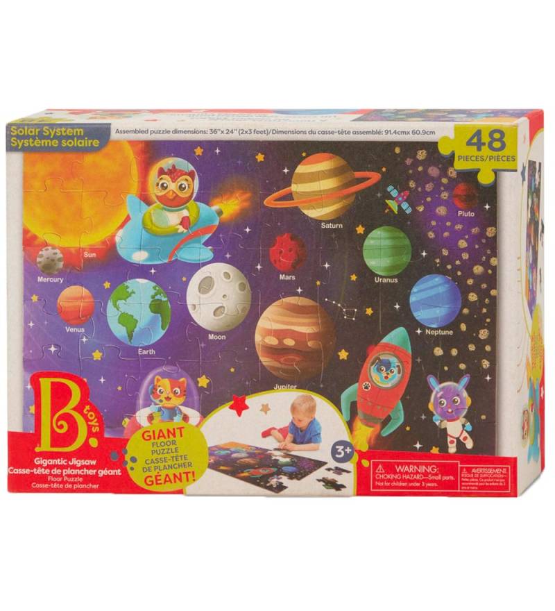B. toys Bodenpuzzle - 48 Teile - Das Sonnensystem - B. toys - One Size - Puzzlespiele B. toys Bodenpuzzle - 48 Teile - Das Sonnensystem - B. toys - One Size - Puzzlespiele von B. toys