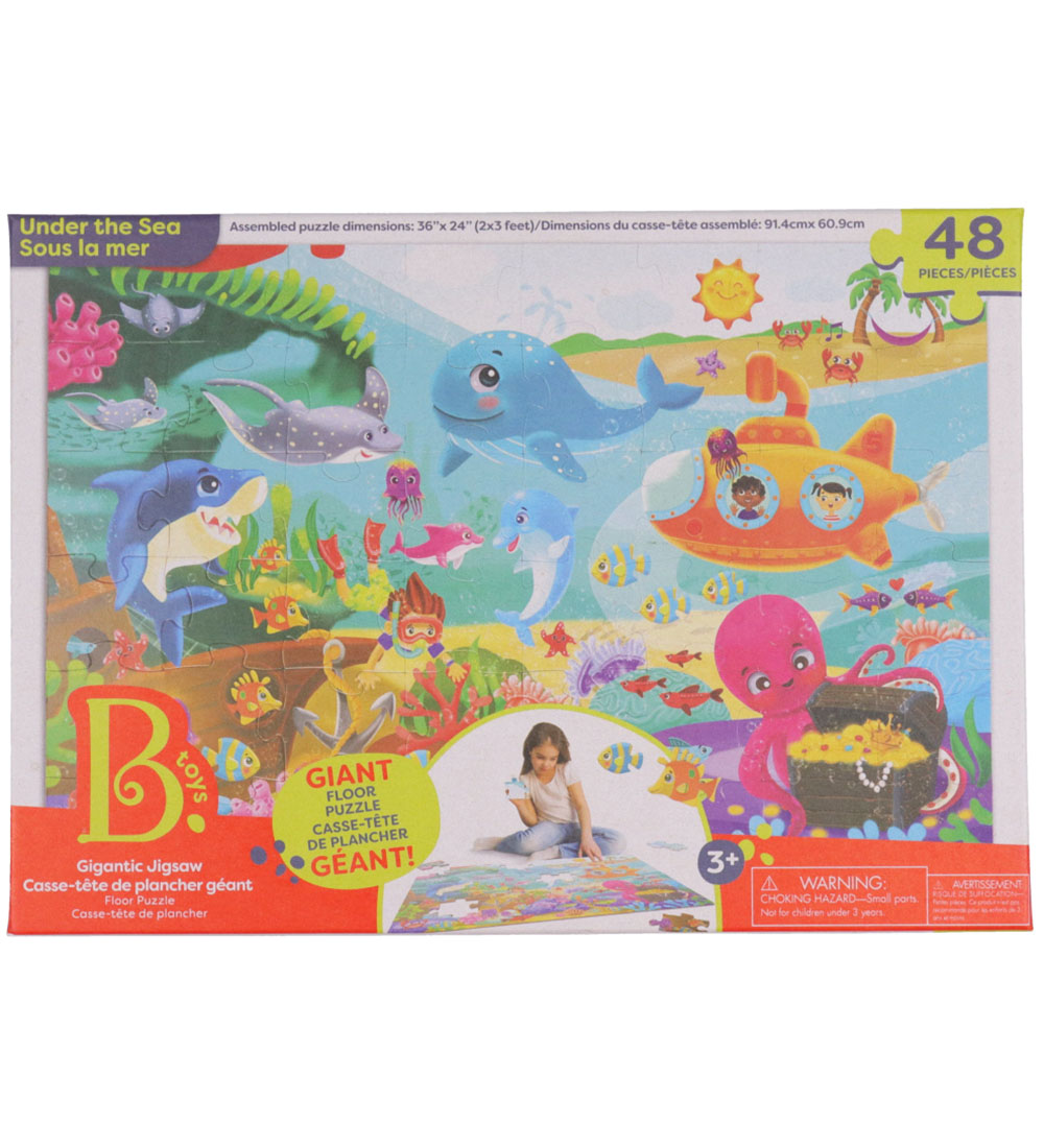 B. toys Bodenpuzzle - 48 Teile - Unter dem Meer - B. toys - One Size - Puzzlespiele von B. toys