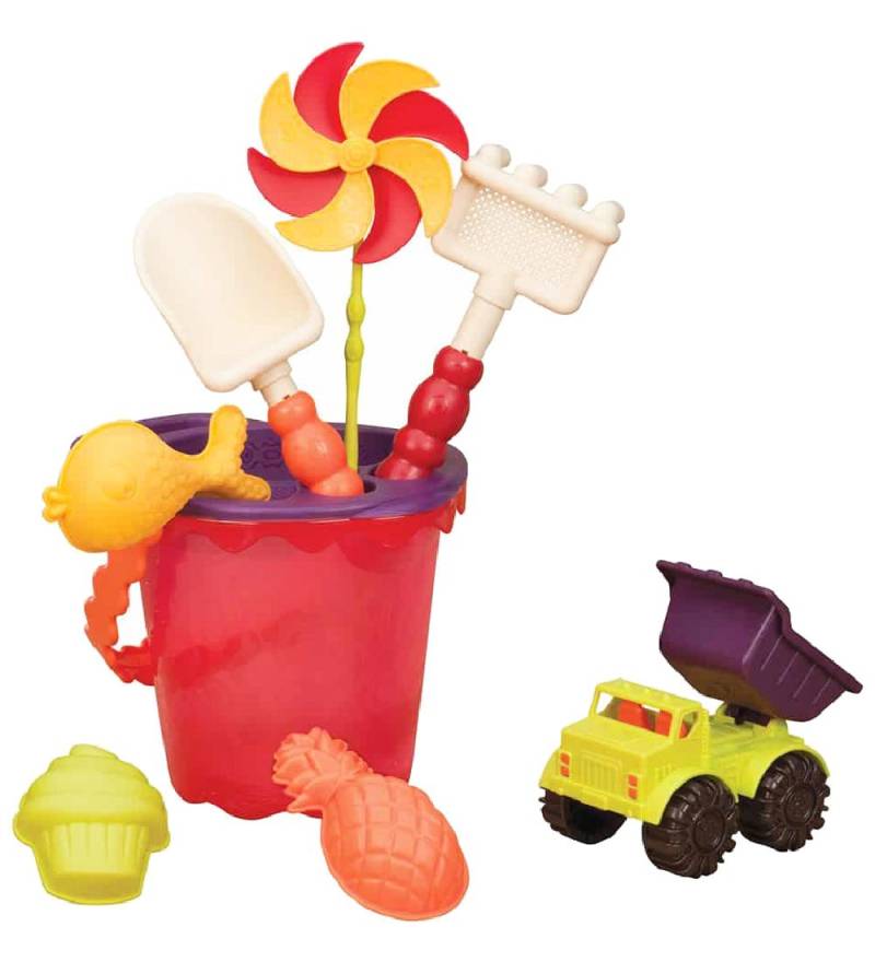 B. toys Eimerset - Rot - B. toys - One Size - Sandspielzeug B. toys Eimerset - Rot - B. toys - One Size - Sandspielzeug von B. toys