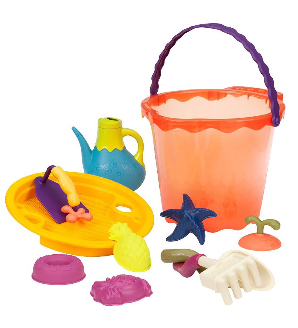 B. toys Eimerset - Shore Thing - 23, 5 cm - Rot - B. toys - One Size - Sandspielzeug B. toys Eimerset - Shore Thing - 23, 5 cm - Rot - B. toys - One Size - Sandspielzeug von B. toys