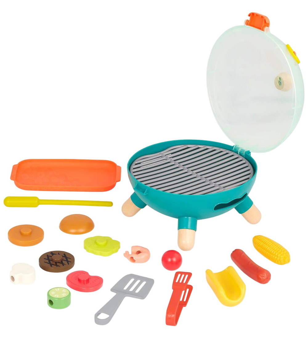 B. toys Kugelgrill - 18 Teile - Mini Chef - BBQ Grill - B. toys - One Size - Spiellebensmittel B. toys Kugelgrill - 18 Teile - Mini Chef - BBQ Grill - B. toys - One Size - Spiellebensmittel von B. toys