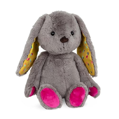 B. toys Kuscheltier Hase – Superweich mit langen Ohren – Plüschtier grau, Baby und Kinder Spielzeug für Mädchen und Jungen ab 0 Monate von B.