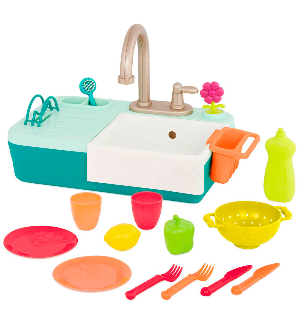 B. toys Spielküche - Küchenspüle m. Wasser - 18 Teile - B. toys - One Size - Spielküchen B. toys Spielküche - Küchenspüle m. Wasser - 18 Teile - B. toys - One Size - Spielküchen von B. toys
