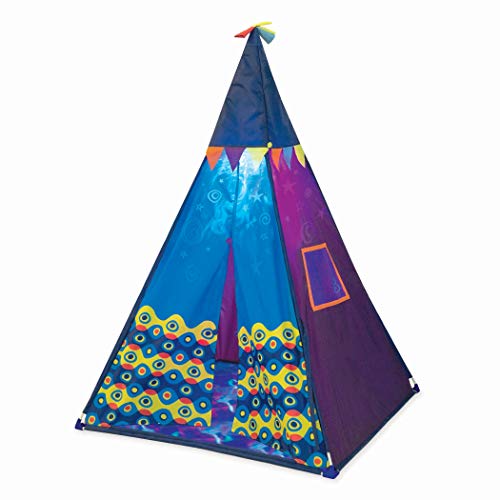 B. toys Tipi Zelt für Kinder mit Laterne für Licht – Spielzelt für Drinnen, Kinderzimmer, Indoor – Kinderzelt für Jungen und Mädchen ab 3 Jahren von B. toys