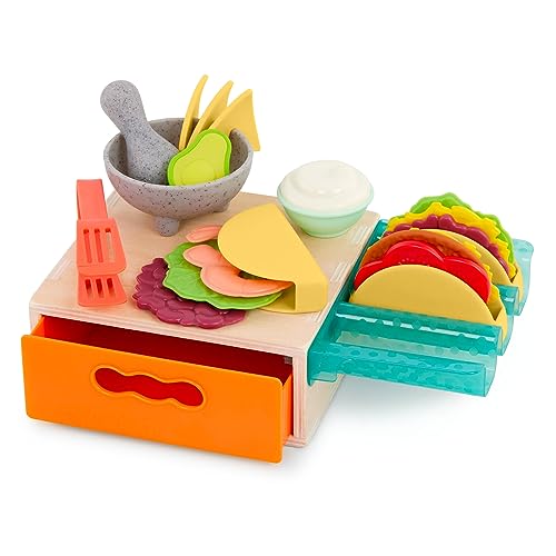 B. Toys - Taco Play Set - Toy Tacos & Cooking Accessories - Rollenspielset - Food Toys For Kids - 3 Jahre + - Mini Chef - Tiny Taco Playset von B.