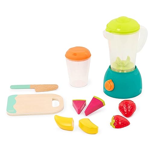 B. toys Spielzeug Standmixer mit Zubehör – Obst, Becher, Schneidebrett, Messer – Spielzeug-Essen für Kinder ab 3 Jahren – Smoothie Spielset B. toys Spielzeug Standmixer mit Zubehör – Obst, Becher, Schneidebrett, Messer – Spielzeug-Essen für Kinder ab 3 Jahren – Smoothie Spielset von B.