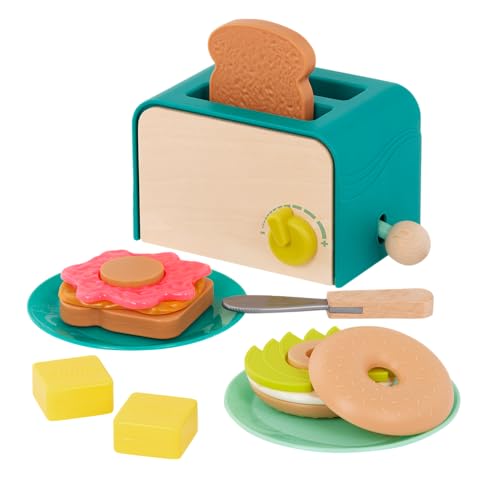 B. toys – Breakfast Toaster Playset – 14Pc Brunch Set – Pop-Up Toast & Sounds – Pretend Play Toys – 3 Years + – Mini Chef - Breakfast Playset B. toys – Breakfast Toaster Playset – 14Pc Brunch Set – Pop-Up Toast & Sounds – Pretend Play Toys – 3 Years + – Mini Chef - Breakfast Playset von B.