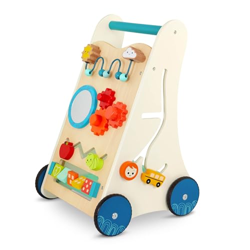 B. toys Lauflernwagen Holz – Lauflernhilfe mit Motorikschleife, Uhr, Zahlen lernen – Walker, Laufhilfe, Laufwagen, Holzspielzeug Baby Spielzeug ab 1 Jahr B. toys Lauflernwagen Holz – Lauflernhilfe mit Motorikschleife, Uhr, Zahlen lernen – Walker, Laufhilfe, Laufwagen, Holzspielzeug Baby Spielzeug ab 1 Jahr von B.