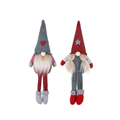 Cartoon Weihnachten gesichtslose Puppe gebunden Bart hängende Beine Puppen Anhänger Weihnachtsbaum Dekoration Home Ornament von B11ACCSDABV00XX
