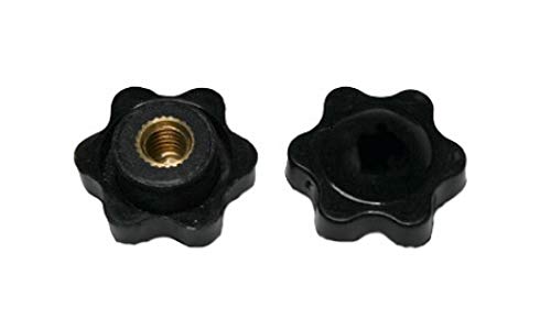 B2Q Drehknopf Geräteknopf M5 schwarz 1 Stück (0077) von B2Q