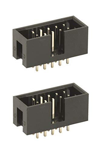 B2Q Wannenstecker 2x5Pin gerade zweireihig Arduino Raspberry Pi 2 Stück (0064) von B2Q
