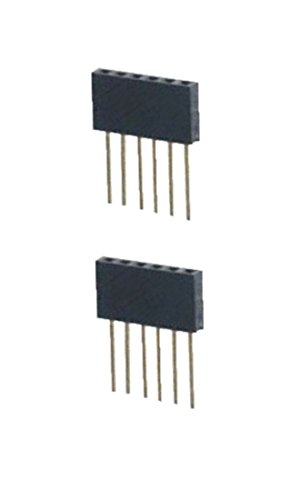 Buchsenleiste Arduino Header stapelbar extra lang 6-polig 2 Stück (0081) von B2Q