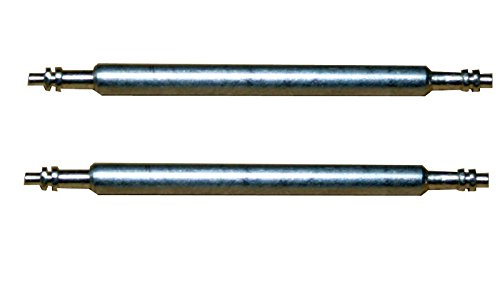 B2Q Federsteg Federstift Uhrensteg Uhrenstift Stegbreite 17 mm (Länge 20 mm) 2 Stück von B2Q