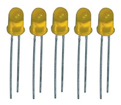 B2Q LED Leuchtdiode 5 mm gelb 5 Stück (0006) von B2Q