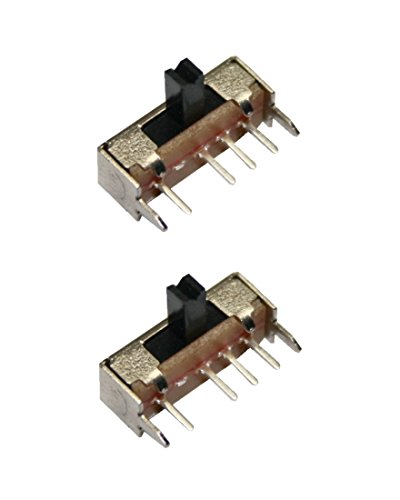 Mini Schiebeschalter Schalter SK13D07VG4 4pin 3xON rechtwinklig 2 Stück (0016) von B2Q