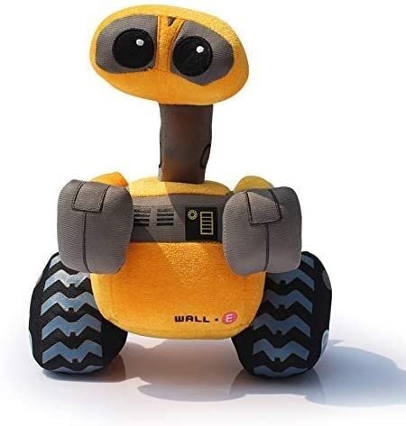 Kuscheltier, Kinderpuppenspielzeug, Plüschtiere werfen, Kinder gefülltes weiches Kuscheltier, Filmpuppe Wall-e Plüschtier Dekokissen for Baby Kinder Paare Weihnachten Geburtstagsgeschenk 25cm (Color : von BABESA