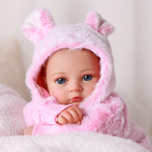 BABESIDE Reborn Babypuppen Mädchen 17 Zoll Cali Realistische Babypuppen Weicher Stoffkörper Lebensechte Neugeborenenpuppe Offene Augen Reborn Kleinkindpuppe Sieht aus wie eine echte Babypuppe BABESIDE Reborn Babypuppen Mädchen 17 Zoll Cali Realistische Babypuppen Weicher Stoffkörper Lebensechte Neugeborenenpuppe Offene Augen Reborn Kleinkindpuppe Sieht aus wie eine echte Babypuppe von BABESIDE