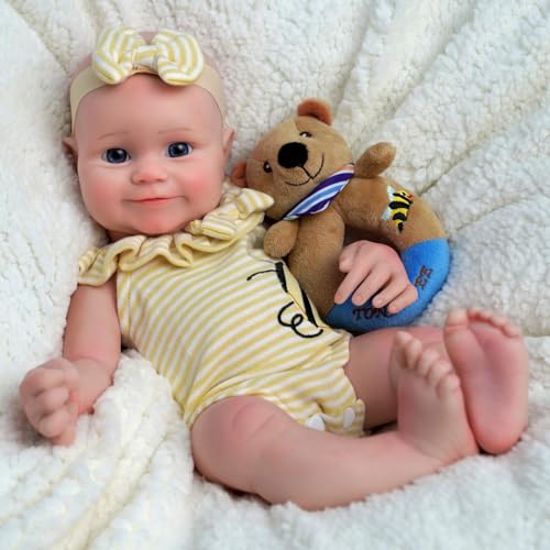 BABESIDE 22inch Reborn-Baby Puppen Real Life Baby Puppen von BABESIDE