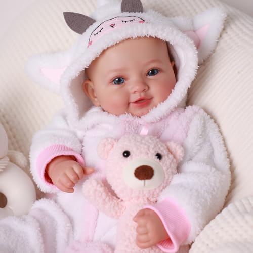 BABESIDE Babypuppe - 17 Zoll Lebensechte Babypuppe von BABESIDE
