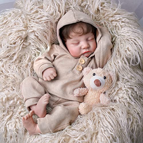 BABESIDE Lebensechte Reborn-Babypuppen Junge 17 Zoll Neugeborenenpuppen Realistische Babypuppen Realistische Puppen Ganzkörpervinyl Anatomisch korrekt mit Spielzeugzubehör für Kinder ab 3 4 5 6 7+ BABESIDE Lebensechte Reborn-Babypuppen Junge 17 Zoll Neugeborenenpuppen Realistische Babypuppen Realistische Puppen Ganzkörpervinyl Anatomisch korrekt mit Spielzeugzubehör für Kinder ab 3 4 5 6 7+ von BABESIDE