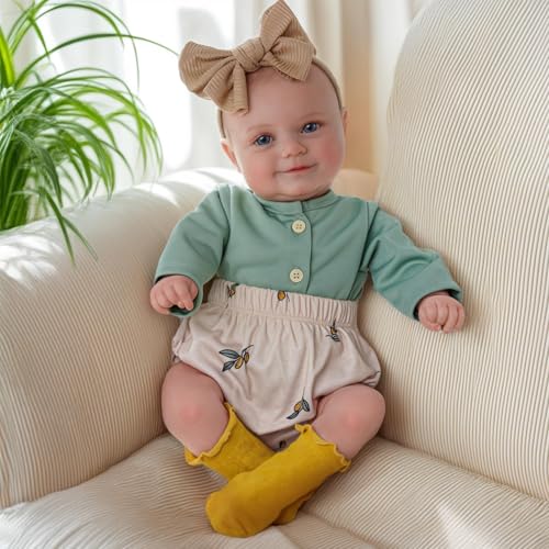 BABESIDE Reborn-Baby Puppen 20 Zoll Lebensechte Baby Puppen Niedliche Grills Weiches Vinyl Realistische Neugeborene Baby Puppen Real Life mit Süßem Lächeln Realistische Baby Puppe BABESIDE Reborn-Baby Puppen 20 Zoll Lebensechte Baby Puppen Niedliche Grills Weiches Vinyl Realistische Neugeborene Baby Puppen Real Life mit Süßem Lächeln Realistische Baby Puppe von BABESIDE