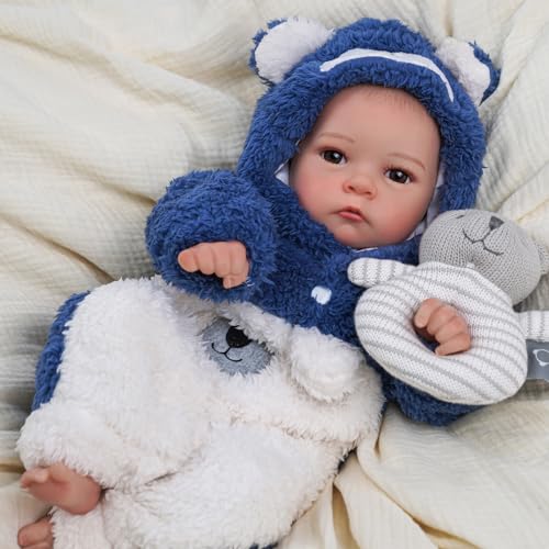 BABESIDE Reborn Babypuppe Wie Echtes Baby - 17 Zoll Junge Lebensechte Schlafen Baby Alive Puppe Mit Weichem Körper BABESIDE Reborn Babypuppe Wie Echtes Baby - 17 Zoll Junge Lebensechte Schlafen Baby Alive Puppe Mit Weichem Körper von BABESIDE