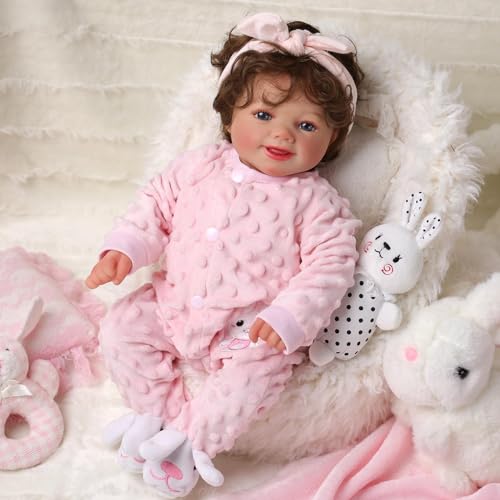 BABESIDE Reborn-Babypuppe Sunny 17 Zoll Realistische Neugeborenenpuppen Mädchen Lebensechte Babypuppe Weicher Stoffkörper Reborn Kleinkindpuppen Echte Babypuppen die echt Aussehen BABESIDE Reborn-Babypuppe Sunny 17 Zoll Realistische Neugeborenenpuppen Mädchen Lebensechte Babypuppe Weicher Stoffkörper Reborn Kleinkindpuppen Echte Babypuppen die echt Aussehen von BABESIDE