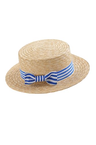 BABEYOND Herren 1920er Krempe Bootshut Gatsby Strohhut 20er Jahre Kostüm Zubehör Fedora Strandhüte für Damen BABEYOND Herren 1920er Krempe Bootshut Gatsby Strohhut 20er Jahre Kostüm Zubehör Fedora Strandhüte für Damen von BABEYOND