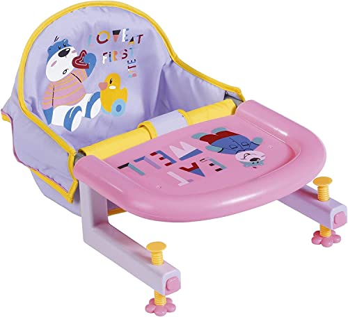 BABY born Tischsitz für Puppen mit integriertem Tablett, leicht anzubringen, für 43 cm Puppen, 828007 Zapf Creation von BABY Born