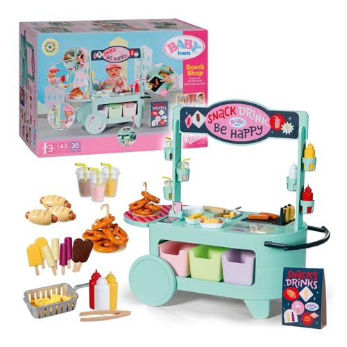 BABY Born 835883 Snack Shop, Multi, 43 cm von BABY Born