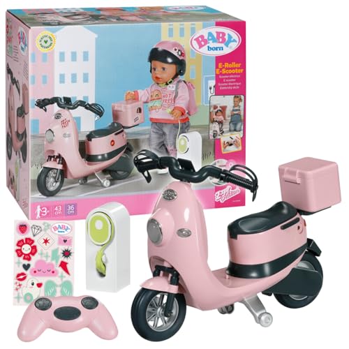BABY born E-Scooter, Ferngesteuerter Roller mit Ladestation zum Aufladen Spielen, für 43cm Puppen, 835920 Zapf Creation, Rosa BABY born E-Scooter, Ferngesteuerter Roller mit Ladestation zum Aufladen Spielen, für 43cm Puppen, 835920 Zapf Creation, Rosa von BABY Born