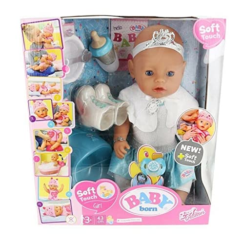 BABY Born ZAPF Creation (UK) LTD – 831250 Soft Touch Ballerina Markenspielpuppe, 43cm groß von BABY Born