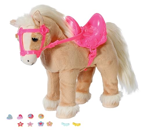 BABY born, Puppenpferd, BABY born My Cute Horse, interaktives Pferd mit Lauf- und Soundfunktion, Plüsch, rosa Sattel und Zaumzeug sowie Pins zum Dekorieren, 840627 Zapf Creation BABY born, Puppenpferd, BABY born My Cute Horse, interaktives Pferd mit Lauf- und Soundfunktion, Plüsch, rosa Sattel und Zaumzeug sowie Pins zum Dekorieren, 840627 Zapf Creation von BABY Born