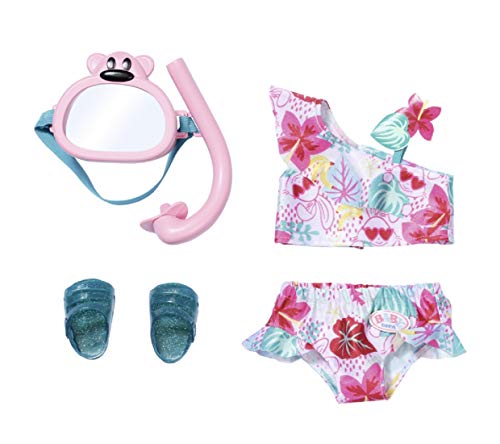 BABY born 829240 Holiday Deluxe Bikini Set Puppenkleidung 43 cm, rosa/bunt BABY born 829240 Holiday Deluxe Bikini Set Puppenkleidung 43 cm, rosa/bunt von BABY Born
