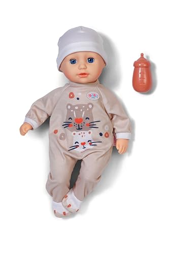 BABY born Anna mit beigem Strampler, weiche 36cm große Babypuppe mit Stoffkörper und Schlafaugen inkl. Fläschchen BABY born Anna mit beigem Strampler, weiche 36cm große Babypuppe mit Stoffkörper und Schlafaugen inkl. Fläschchen von BABY Born